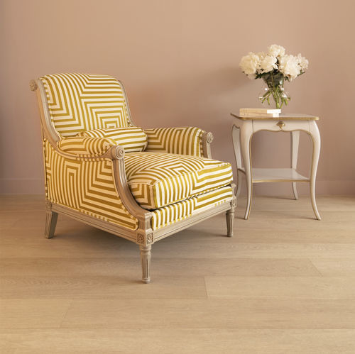 Stilsessel - 161 series - MOISSONNIER - Stoff / Buche / mit abnehmbarem Kissen
