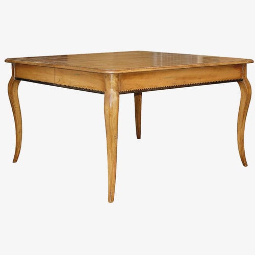 Tisch / Regency Stil - 663 series - MOISSONNIER - Kiefer / Marmor / Gestell aus Kiefer