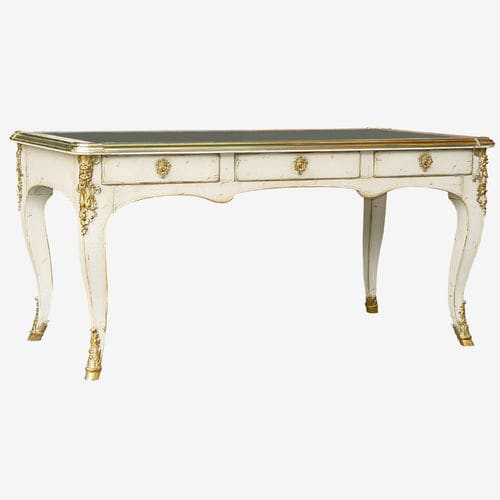 Bodenstehender Schreibtisch - 714 series - MOISSONNIER - Louis XV / Buche / Leder