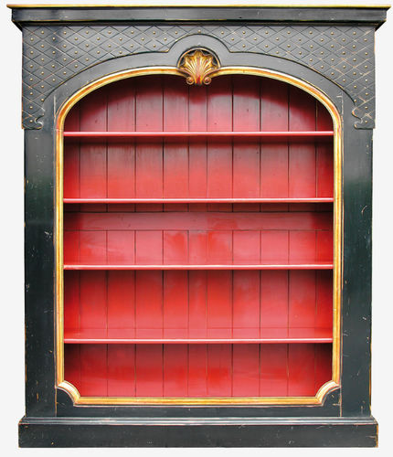 Stil-Bücherregal - 734 series - MOISSONNIER - Buche / maßgefertigt / schwarz