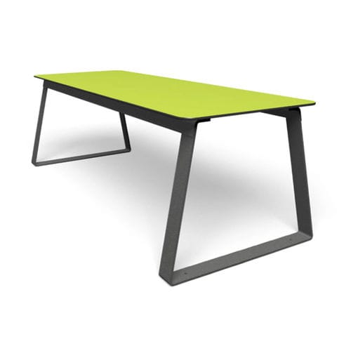 Moderner Tisch - SUPERFLY  - miramondo - Metall / Gestell aus Metall / rechteckig