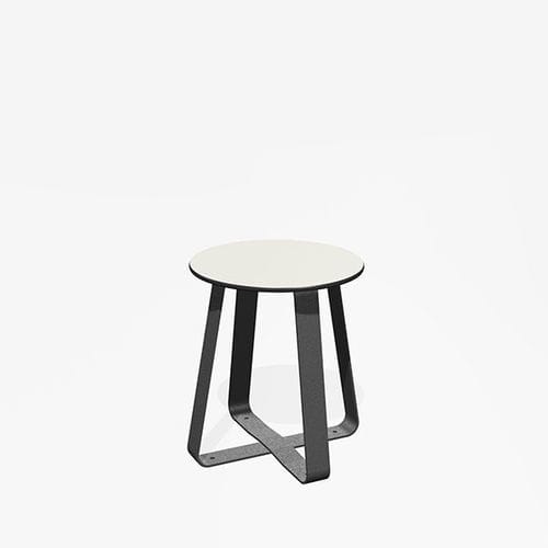 Hocker / minimalistisches Design - HOT DOT - miramondo - HPL / galvanisiertem Stahl / pulverbeschichteter Stahl