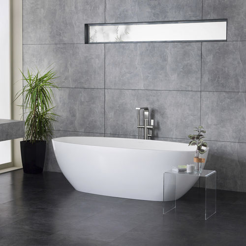 Ovale Badewanne - BARCELONA - Victoria + Albert - freistehend / für Wohnungen / Verbundwerkstoff