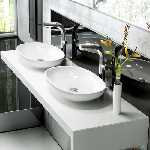 Aufsatzwaschbecken - CABRITS 55 - Victoria + Albert - Kalkstein / Harz / individuell gestaltbar