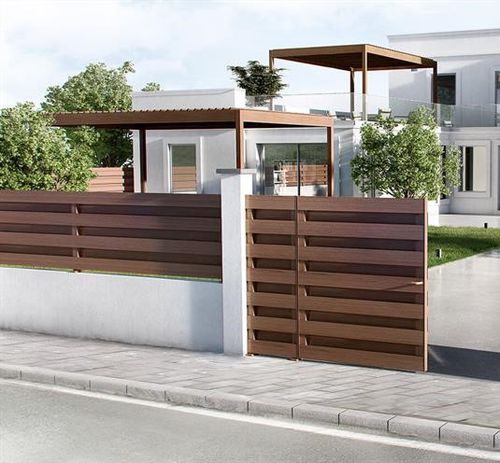 Lamellenzaun - SMARTIA FC50 - ALUMIL - Garten / Aluminium / gerade