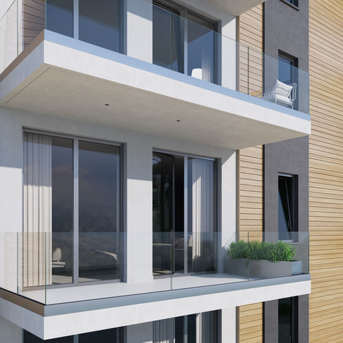 Aluminium-Fensterprofil - SMARTIA M9660 PHOS - ALUMIL - wärmeisoliert