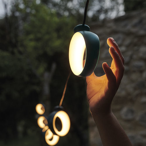 ABS-Lichtgirlande - HOOPIK - FERMOB - Polycarbonat / LED / für Garten