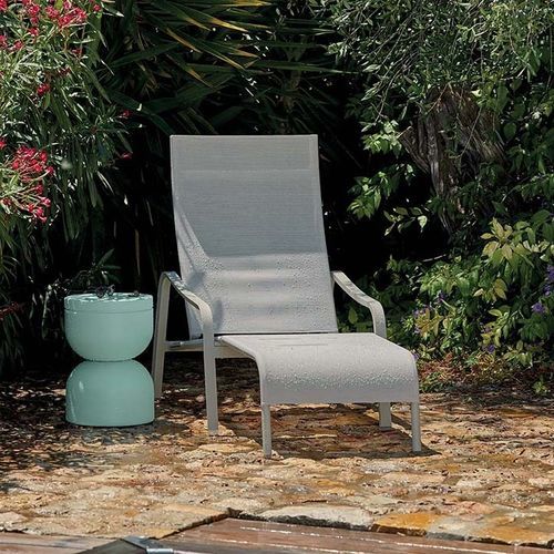 Moderner Sessel - ALIZÉ  - FERMOB - Batyline® / Aluminium / Edelstahl