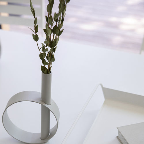 Moderne Vase - IOS - FERMOB - Aluminium / Stahl / Tisch
