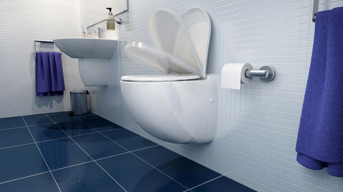 Wandhängendes WC - SANICOMPACT COMFORT ECO+ - SFA Sanitrit España - Keramik / mit Zerkleinerer / modern