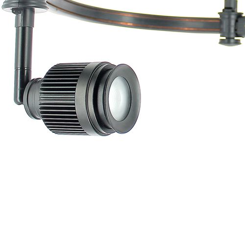 LED-Schienenleuchte - OZOOM : NOVA.FLEX - NEXEL EDITION - rund / anodisiertes Aluminium / für Hotels