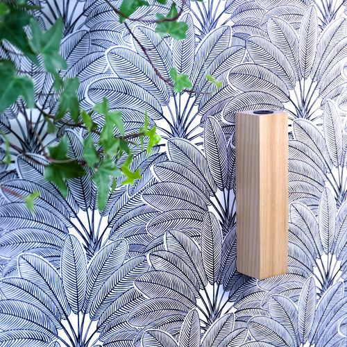 Moderne Wandleuchte - WUDDY - NEXEL EDITION - für den Innenraum / Esche / rechteckig