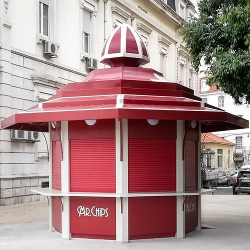 Kiosk für gewerbliche Nutzung - ALFACINHA - LARUS DESIGN - Information / Zeitschriften / für Außenbereich