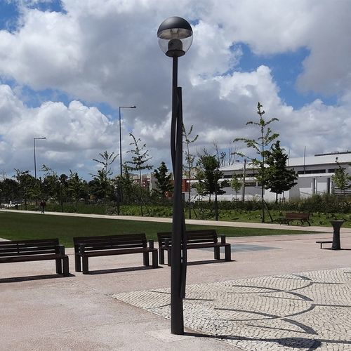 Straßenlaterne - ALTA - LARUS DESIGN - modern / Aluminium / Aluminiumguss