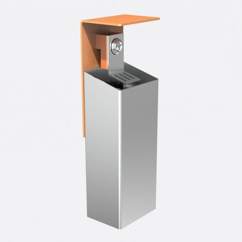 Edelstahl-Aschenbecher - Simplex  - LARUS DESIGN - für den Außenbereich / für öffentliche Bereiche