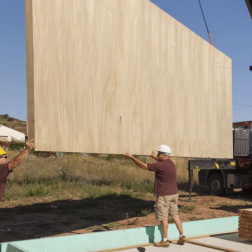 Sandwich-Dämmplatte für Dach - G-BRICK® SIP - Garnica Plywood - für Fußboden / für Trennwand / 2 Sperrholz-Deckschichten