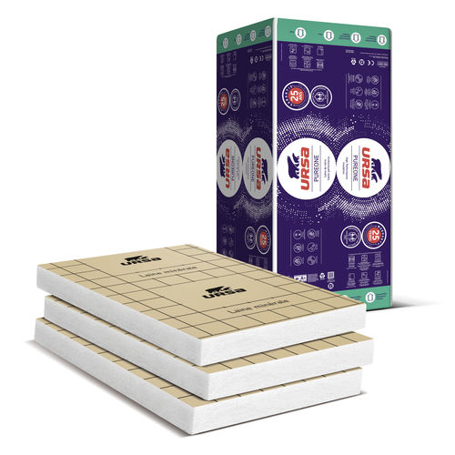 Thermo-akustische Isolierung - PUREONE : PURE 32 PP - URSA France - Glaswolle / Platten / Wand