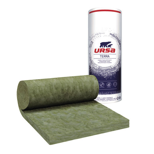Thermo-akustische Isolierung - TERRA : MNU 40 - URSA France - Glaswolle / Rollen / für Decke