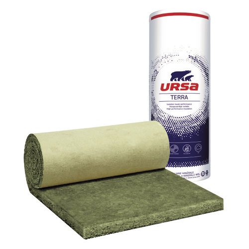 Thermo-akustische Isolierung - TERRA : BARDAGE 40 R - URSA France - Glaswolle / Rollen / für Dach