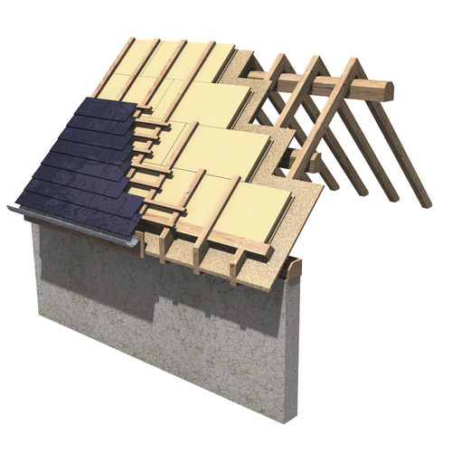Thermoisolierung - HR E - URSA France - extrudiertes Polystyrol / Platten / für eingelassene Mauern