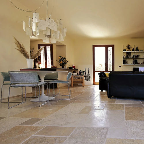 Bodenbelag aus Jerusalemer Stein - SAINT TROPEZ - Pietra di gerusalemme - für den Innenraum / für Außenbereich / für Wohnbereich