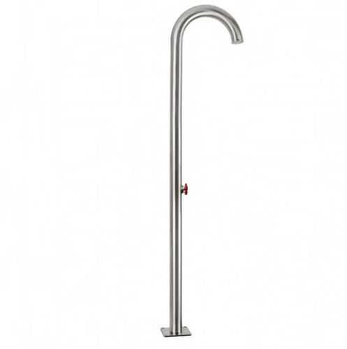 Außendusche für Pool - TI4900L - Ama Luxury Shower - gebürsteter Edelstahl / für Privatgebrauch