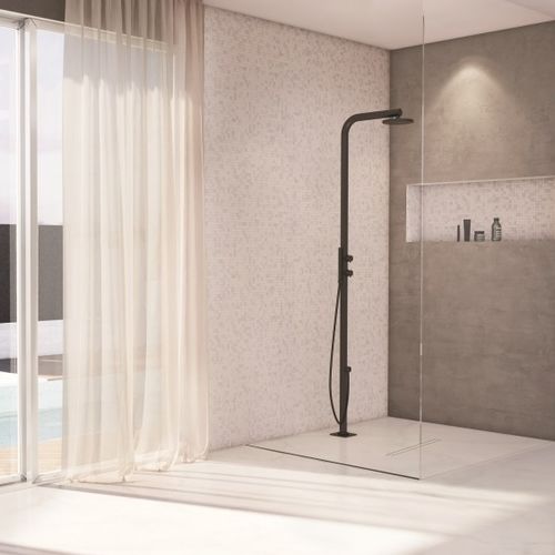 Außendusche für Pool - MR 3650L - Ama Luxury Shower - Edelstahl / für Privatgebrauch