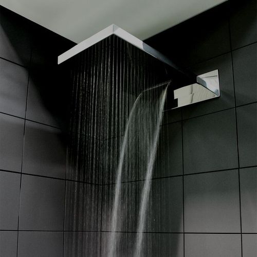 Wandmontiertes Duschsystem - NF8000L - Ama Luxury Shower - modern / Wasserfall