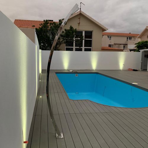 Außendusche für Pool - LU 5900  - Ama Luxury Shower - Edelstahl / für Privatgebrauch