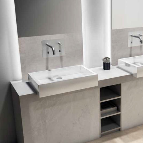 Wasserhahn für Waschbecken - MAS3100 - Ama Luxury Shower - wandmontiert / elektronisch / Edelstahl
