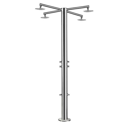 Außendusche für Pool - NE1500L - Ama Luxury Shower - Edelstahl / für Privatgebrauch