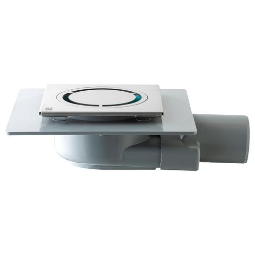 ABS-Bodenablauf - 2662.291.8 - OMP TEA - Messing / für Bad / vertikal