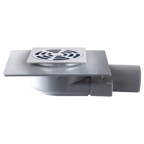 ABS-Bodenablauf - 2665.291.8 - OMP TEA - Messing / für Bad / quadratisch