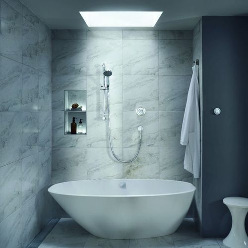 Wandmontiertes Duschsystem - QUARTZ CLASSIC - aqualisa - modern / für Gewerbegebrauch / thermostatisch