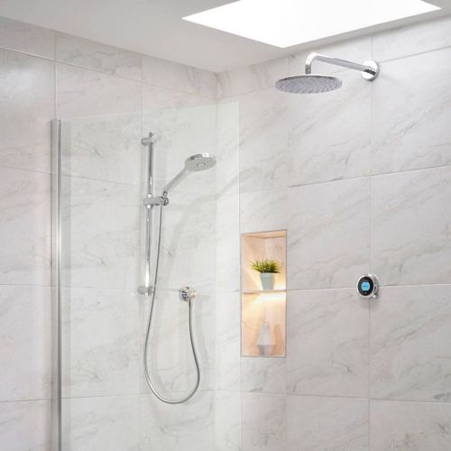 Wandmontiertes Duschsystem - OPTIC Q - aqualisa - modern / mit Handbrause