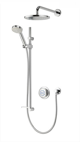 Wandmontiertes Duschsystem - QUARTZ DIGITAL - aqualisa - modern / thermostatisch