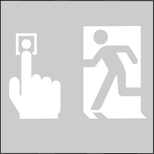 Schild für Tür - 1386-HW------00 - Eff Eff - wandmontiert / Kunststoff / für den Innenraum