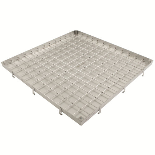 Edelstahl-Schachtdeckel - 792.100.100 - blucher france - quadratisch / Fertigbau
