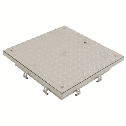 Edelstahl-Schachtdeckel - 793.030.030 - blucher france - quadratisch / Fertigbau
