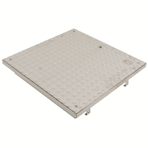 Edelstahl-Schachtdeckel - 793.040.040 - blucher france - quadratisch / Fertigbau