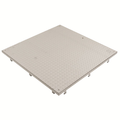 Edelstahl-Schachtdeckel -  793.100.100 - blucher france - quadratisch / Fertigbau