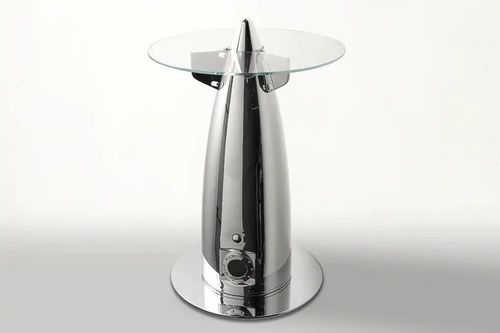 Luftfahrt-Stehtisch - AIR-TAV0163 AIRPLANE - Arteinmotion - originelles Design / Aluminium / poliertes Metall
