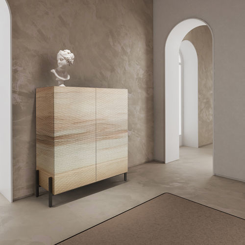Hohes Sideboard - CR-1A-PH-3M - Momenti - modern / MDF / Harz