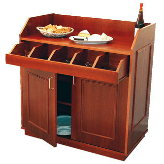 Klassischer Geschirrschrank - URANUS : 708 - SERVIZIAL - Holz / für Gewerbegebrauch