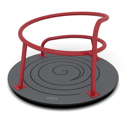 Spielplatz-Drehgerät / Kinder - SPIRAL - HAGS Aneby AB - für Spielplätze / Stahl