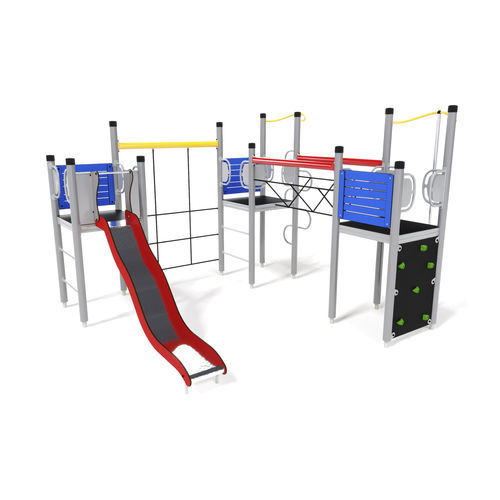 Holz-Spielplatzgerät - UNIPLAY ESSENTIALS SYCORAX  - HAGS Aneby AB - HPL / Kordel / modular