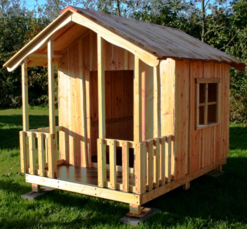 Spielhaus für Spielplätze - SIM - HAGS Aneby AB - wasserdicht / bodenstehend / Holz