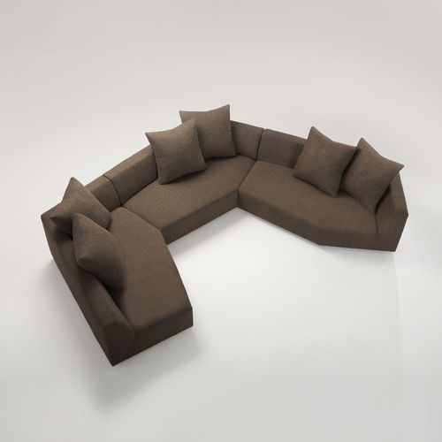 Modulsofa - MITOSI  - VIOSKI - modern / Stoff / braun