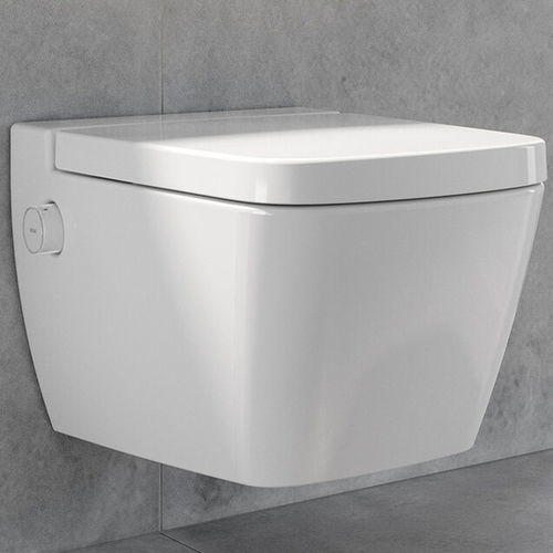 Wandhängendes WC - TECEONE - TECE Italia - Keramik / rechteckig / modern