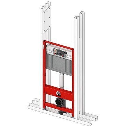 Installationselement mit Spülkasten - TECEPROFIL MODULE - TECE Italia - für Wandtoiletten / für Urinal / für Wand-Waschbecken